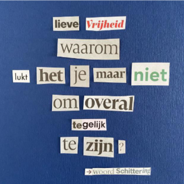 Workshop “Woorden knippen voor vrede samen met je kind, kleinkind, neefje of nichtje.”